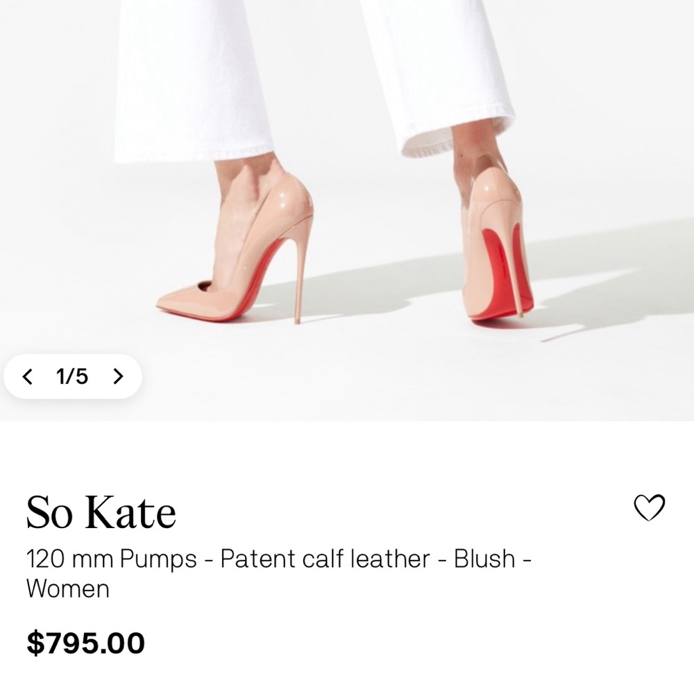 “So Kate” Christian Louboutin Blush Heels